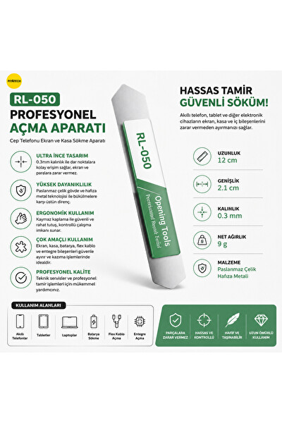 Piyatech RL-050 Kazıyıcı Pense 12 x 2.1 CM