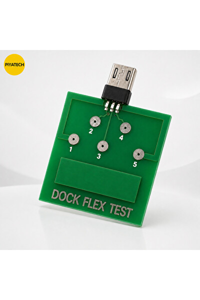 Piyatech Android - Micro - Usb Dock Flex Test Kartı - Şarj - Batarya Arıza Tespit Cihazı