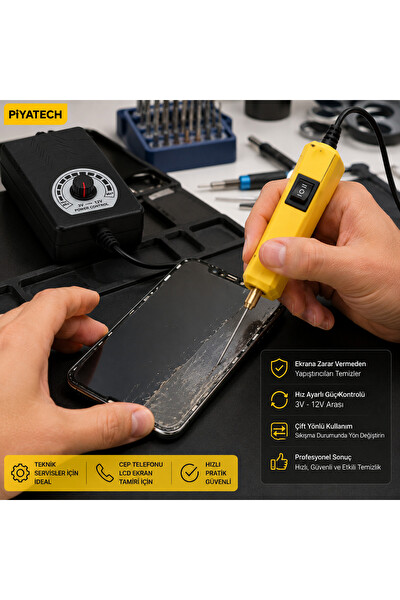 Piyatech CJ6+ Elektrikli LCD Ekran Cam Yapıştırıcı - Tamir Seti
