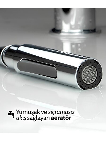 Deante Momi-U Krom Spiralli Mutfak Bataryası