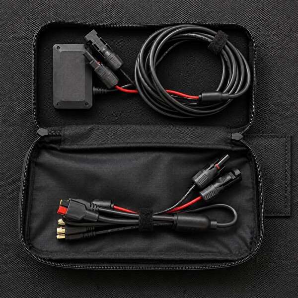 Bix 100W Katlanabilir Taşınabilir Güneş Paneli USB-A Type-C DC Çıkışlı Power Station Uyumlu Konnektör Kit Dahil Outdoor Kamp