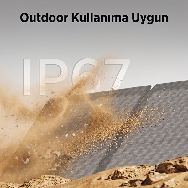 Bix 60W Katlanabilir Taşınabilir Güneş Paneli IP67 Suya Dayanıklı USB-A USB-C ve DC Çıkışlı Power Station Uyumlu Kamp Karavan