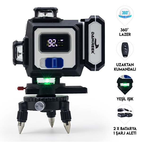 Dawreek Dijital Ekranlı Lazer Terazi MK16
