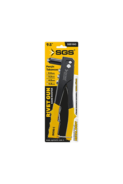SGS 1043 Profesyonel Perçin Tabancası Seti 9.5