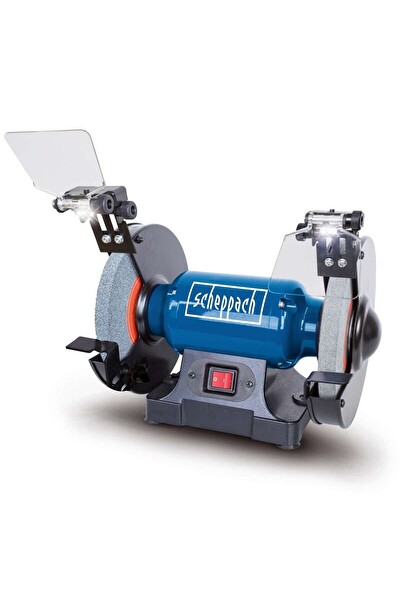 Scheppach SM200L 500W Çiftli Taşlama ve Bileme Makinesi