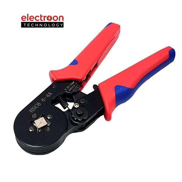 Electroon ELC-884 HSC8 6-4A 4 Köşe Terminal Sıkma Pensesi