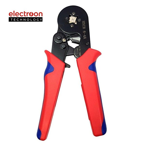 Electroon ELC-884 HSC8 6-4A 4 Köşe Terminal Sıkma Pensesi