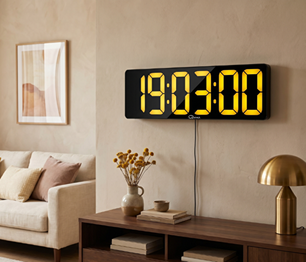 Loyka DİJİ150 RGB Uzaktan Kumandalı Renkli Büyük Ekranlı Dijital Saat