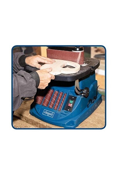 Scheppach OSM600 450W Salınımlı Bant - Silindir Zımpara Makinesi