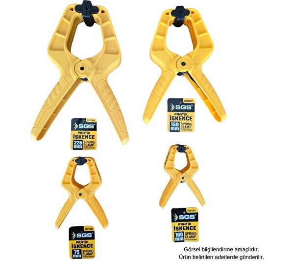 SGS SGS1683 Pratik Mandal İşkence 225 MM - Çene Açıklığı 95 MM - 1 Adet