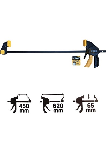 SGS SGS1667 Ayarlanabilir Uçlu Otomatik İşkence 450 MM - 1 Adet