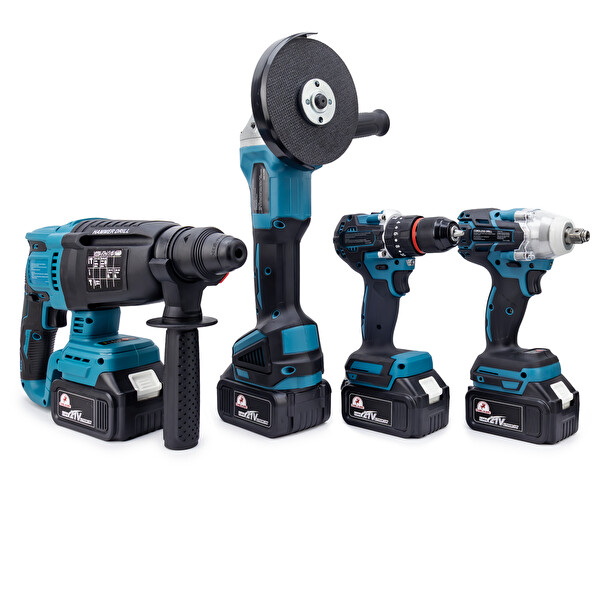 Chelikbei MK350 4'lü Set (10 MM Ç.Mandren - S.Sıkma - Ş.Spral - Ş.Hilti)