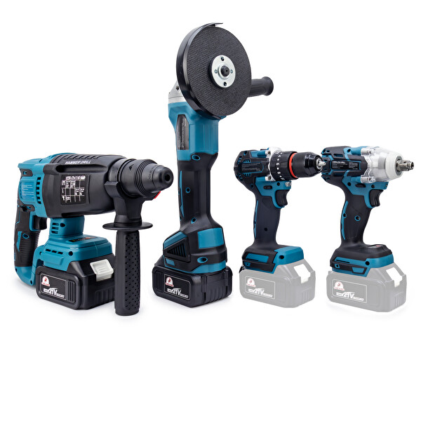 Chelikbei MK350 4'lü Set (10 MM Ç.Mandren - S.Sıkma - Ş.Spral - Ş.Hilti)