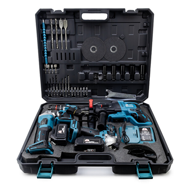 Chelikbei MK350 4'lü Set (10 MM Ç.Mandren - S.Sıkma - Ş.Spral - Ş.Hilti)