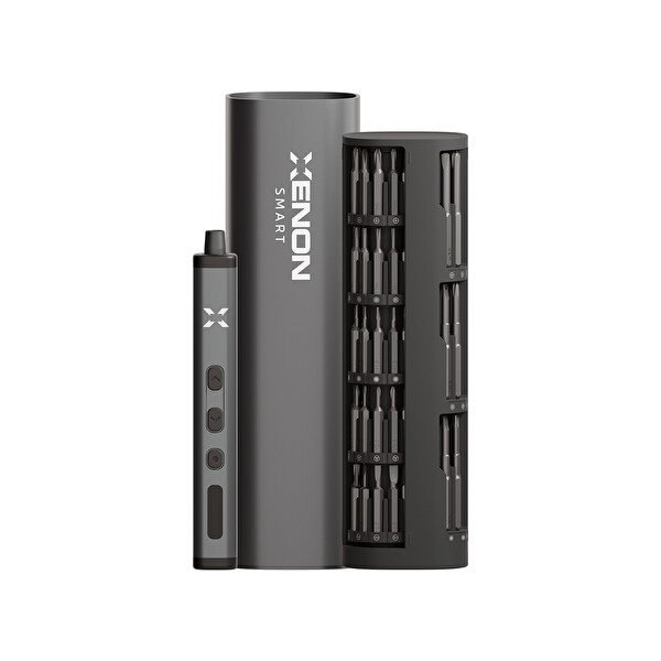 Xenon Smart X6836 Hassas Tornavida Seti 78 Parça Şarjlı Saat Gözlük Bilgisayar Uyumlu Siyah Tamir Kiti