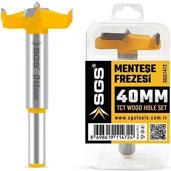 SGS SGS1472 Ahşap Menteşe Frezesi 40 MM