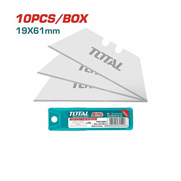 Total Küçük Maket Bıçağı Ucu 10'lu Paket THT519001