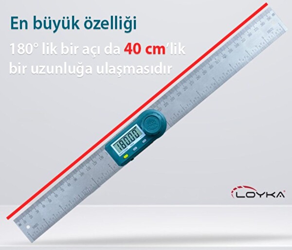 Loyka 5522-200 Dijital Açı Ölçer