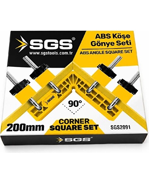 SGS SGS2091 Köşe Gönye Seti 200 MM