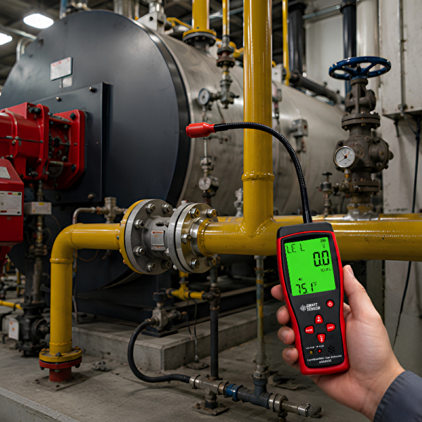 Smart Sensor AS8800C PPM ve LEL Yanıcı Gaz Kaçak Bulucu