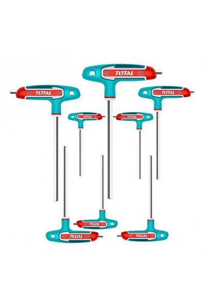 Total THHW80816 2-10 MM T Saplı Altıköşe Alyan Seti 8 Parça