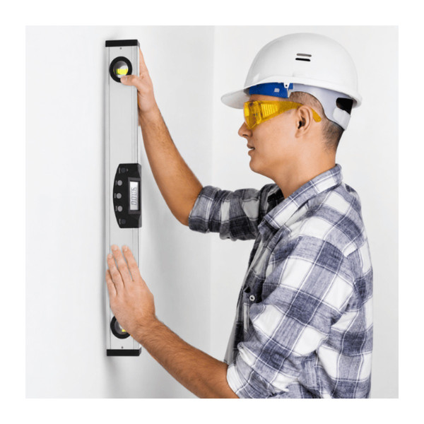 Loyka 5416L-600 Derece ve Yüzde Ölçümlü Mıknatıslı Çantalı 60 CM Lazerli Dijital Su Terazisi