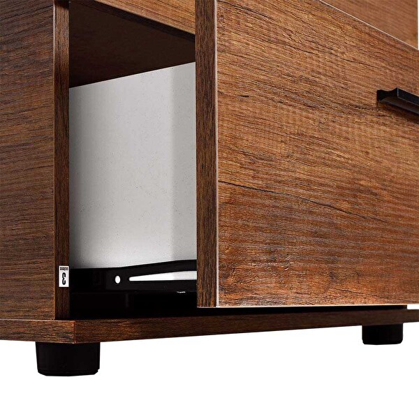 Adore Mobilya Trendline 5 Çekmeceli Oslo Ceviz Şifonyer