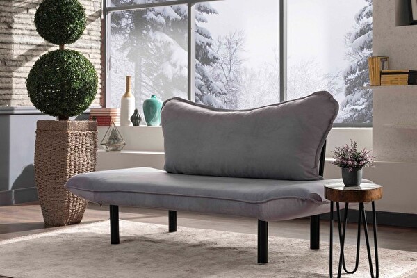 Pafu Chatto Gri İkili Kanepe