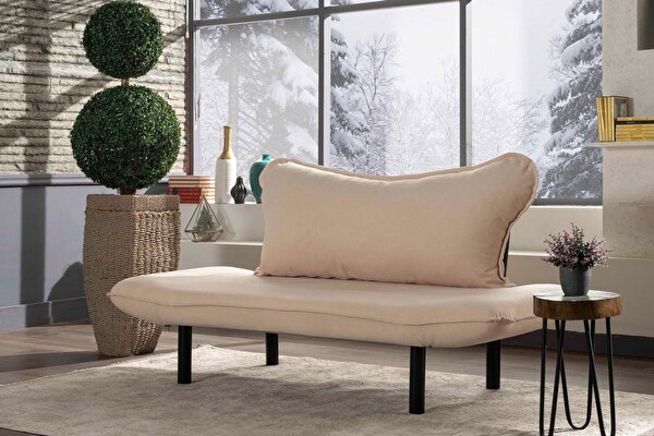 Pafu Chatto İkili Krem Kanepe