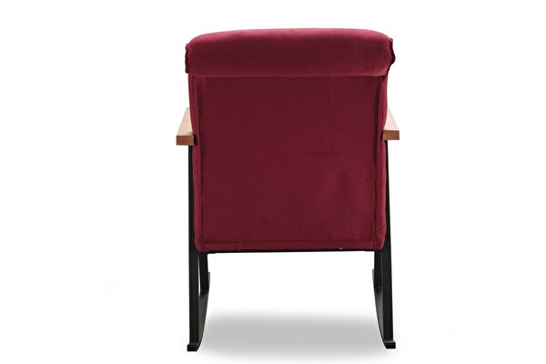 Pafu Yoka Sallanır Bordo Koltuk