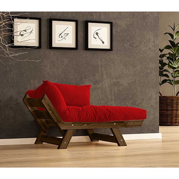 Woodesk Adalar CPT8135-140 Masif Ceviz-Kırmızı Berjer