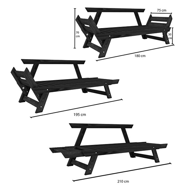 Woodesk Adalar CPT8173-210 Masif Ceviz Turuncu 2'li Kanepe