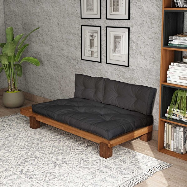 Woodesk Arin CPT8375-200 Masif Tik-Antrasit Sedir
