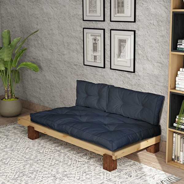 Woodesk Arin CPT8374-200 Masif Natural-Lacivert Sedir