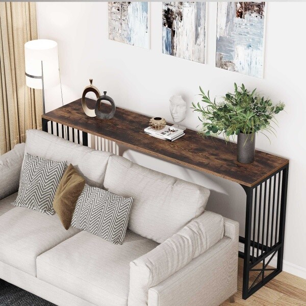 Zizuva Tasarım 90x160 CM Ceviz Ofis Ev Konsol Masa