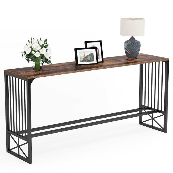 Zizuva Tasarım 90x160 CM Ceviz Ofis Ev Konsol Masa