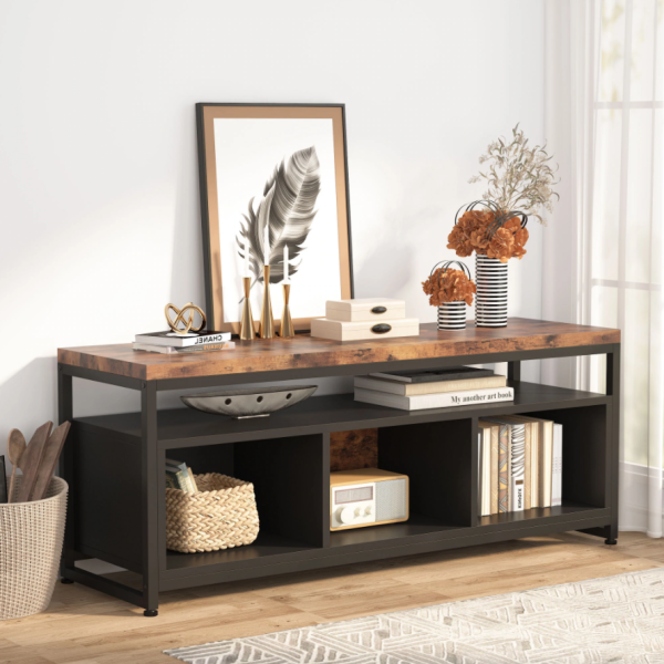 Zizuva Tasarım 140x60x40 CM Ceviz TV Ünitesi ve Konsol