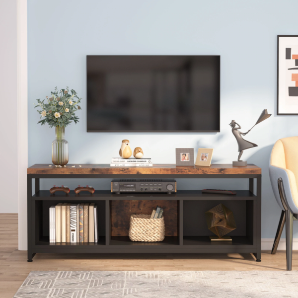 Zizuva Tasarım 140x60x40 CM Ceviz TV Ünitesi ve Konsol