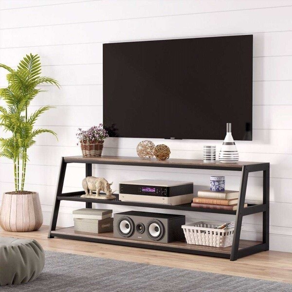 Zizuva Tasarım 150x60x50 CM Ceviz Modern TV Ünitesi ve Konsol