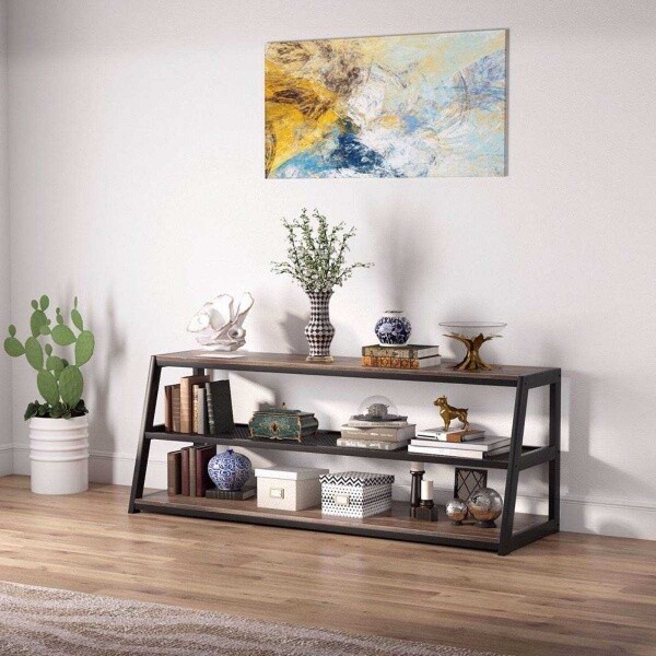 Zizuva Tasarım 150x60x50 CM Ceviz Modern TV Ünitesi ve Konsol