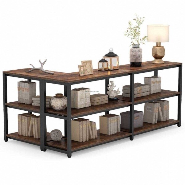 Zizuva Tasarım 80x160x30 CM Raflı Konsol