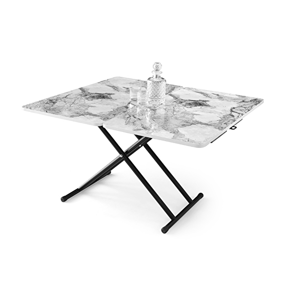 Zerenland 432 Metal Ayaklı Aris Antrasit Akıllı Sehpa