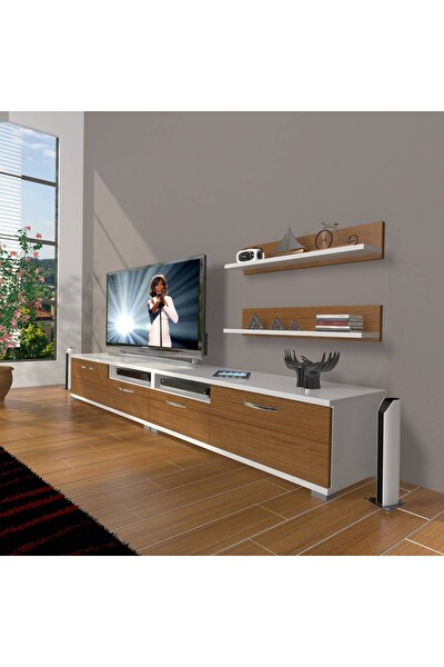 Decoraktiv
										Decoraktiv EKO 220R SLM Beyaz - Ceviz TV Sehpası