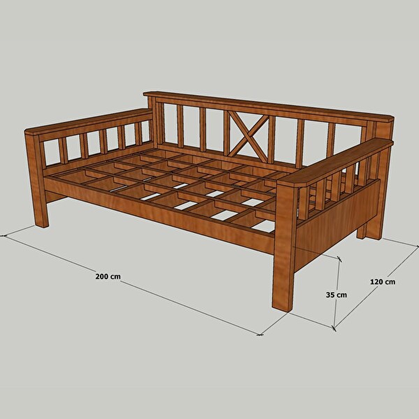 Mandu Ahşap Bahçe Sediri