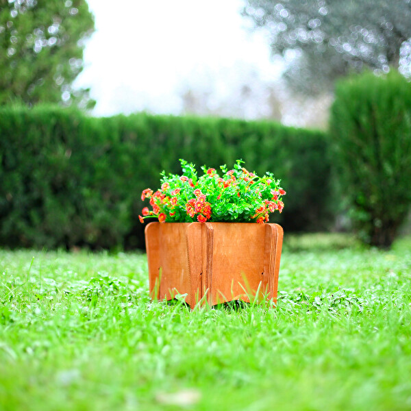 Mandu Ahşap Balkon Saksı (Çiçeklik)