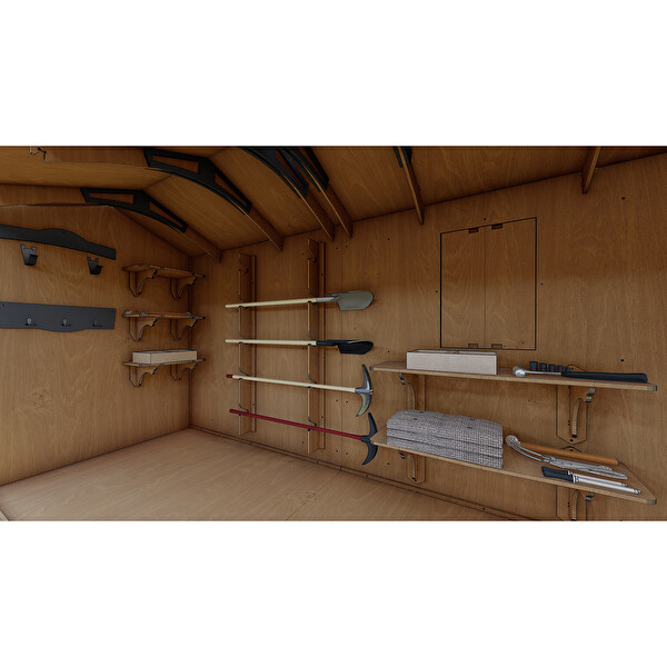 Mandu Ahşap XL Depolama Evi (Takım Odası)