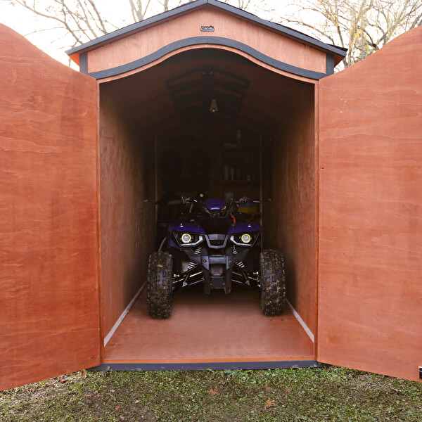 Mandu Ahşap Motosiklet ve ATV Garajı (Takım Odası)