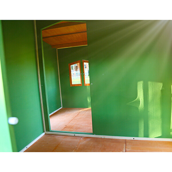 Mandu Ahşap Bahçeli Modern Playhouse (Oyun Evi)