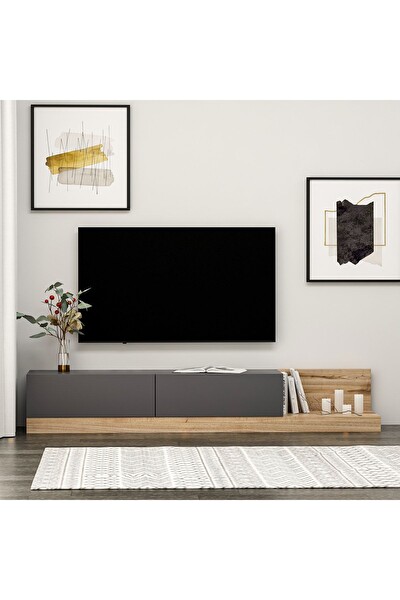 BMdekor TV Sehpası Masal Antrasit Çırağan 180 CM