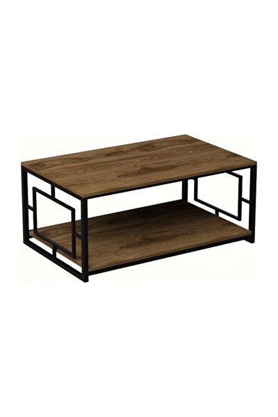 BMdekor Orta Sehpa Kumba Ceviz Siyah